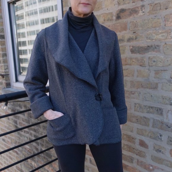 Janska Heather Gray Lightweight Jacket - Picture 2 of 6